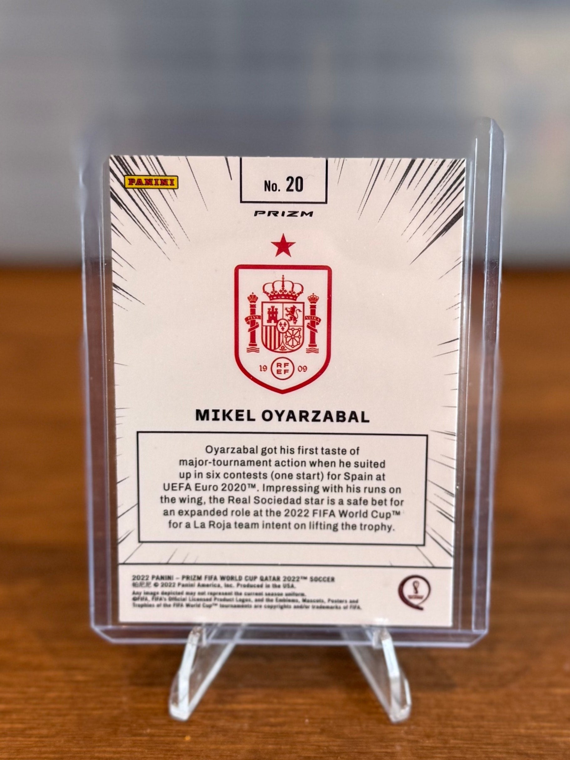 2022 Panini Prizm World Cup Qatar Mikel Oyarzabal Manga #20