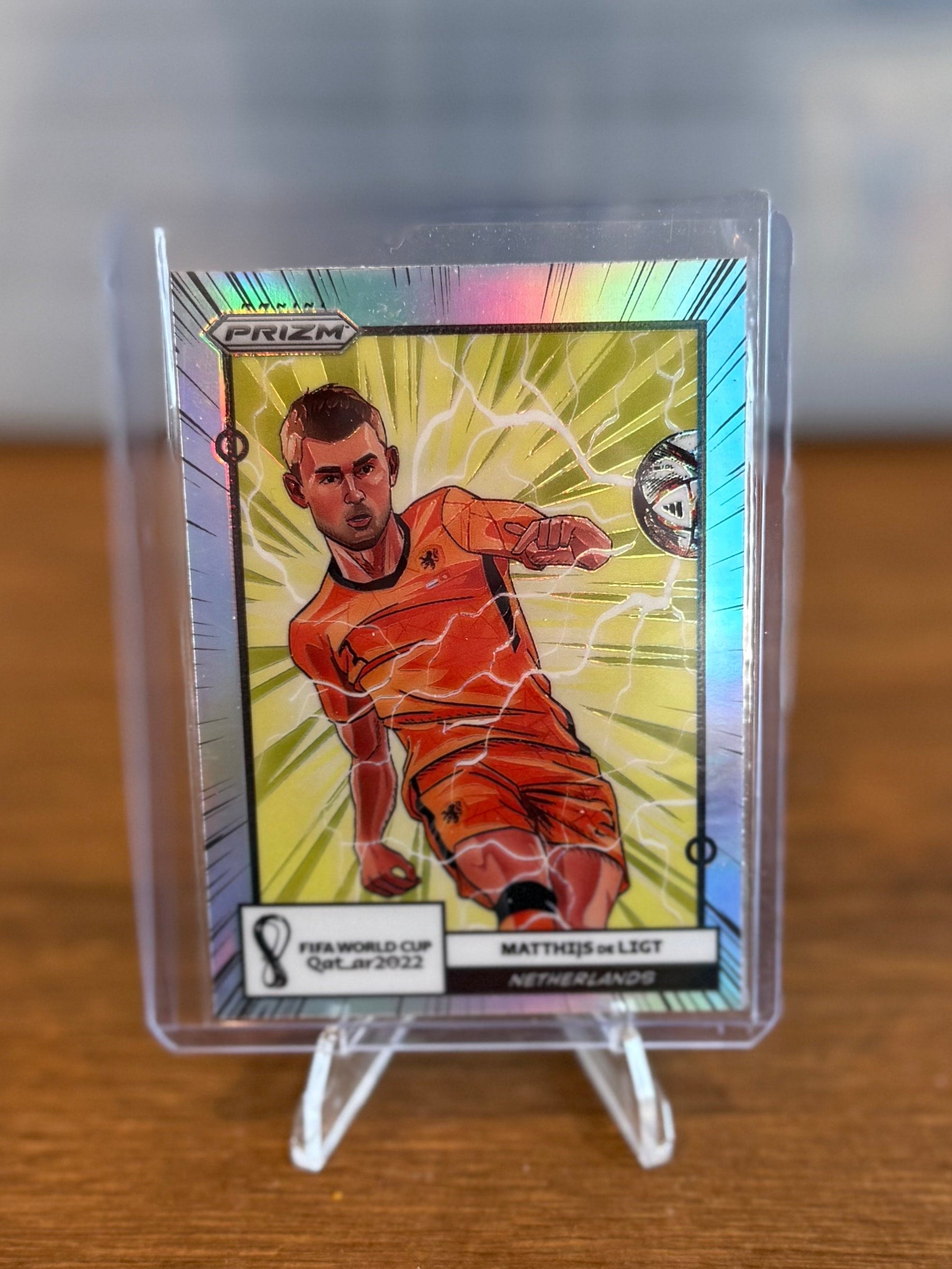 2022 Panini Prizm World Cup Qatar Matthijs de Ligt Manga #13