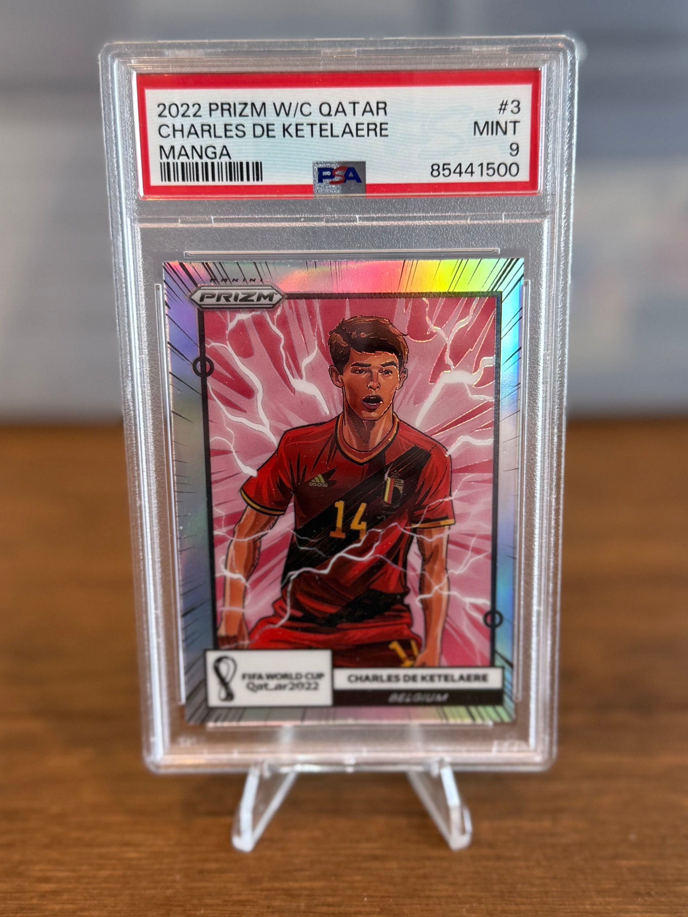 2022 Panini Prizm World Cup Qatar Charles De Ketelaere Manga #3