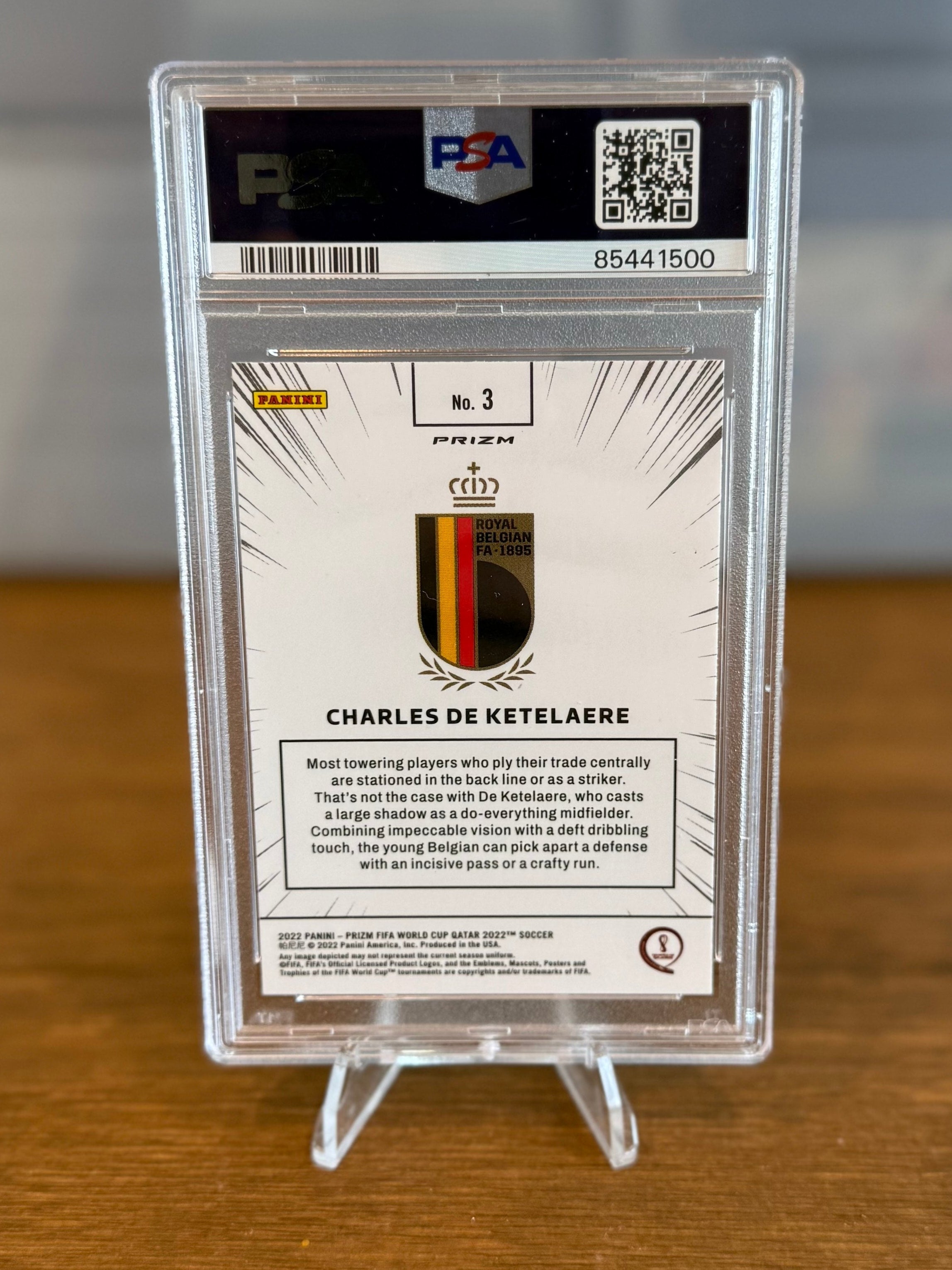 2022 Panini Prizm World Cup Qatar Charles De Ketelaere Manga #3