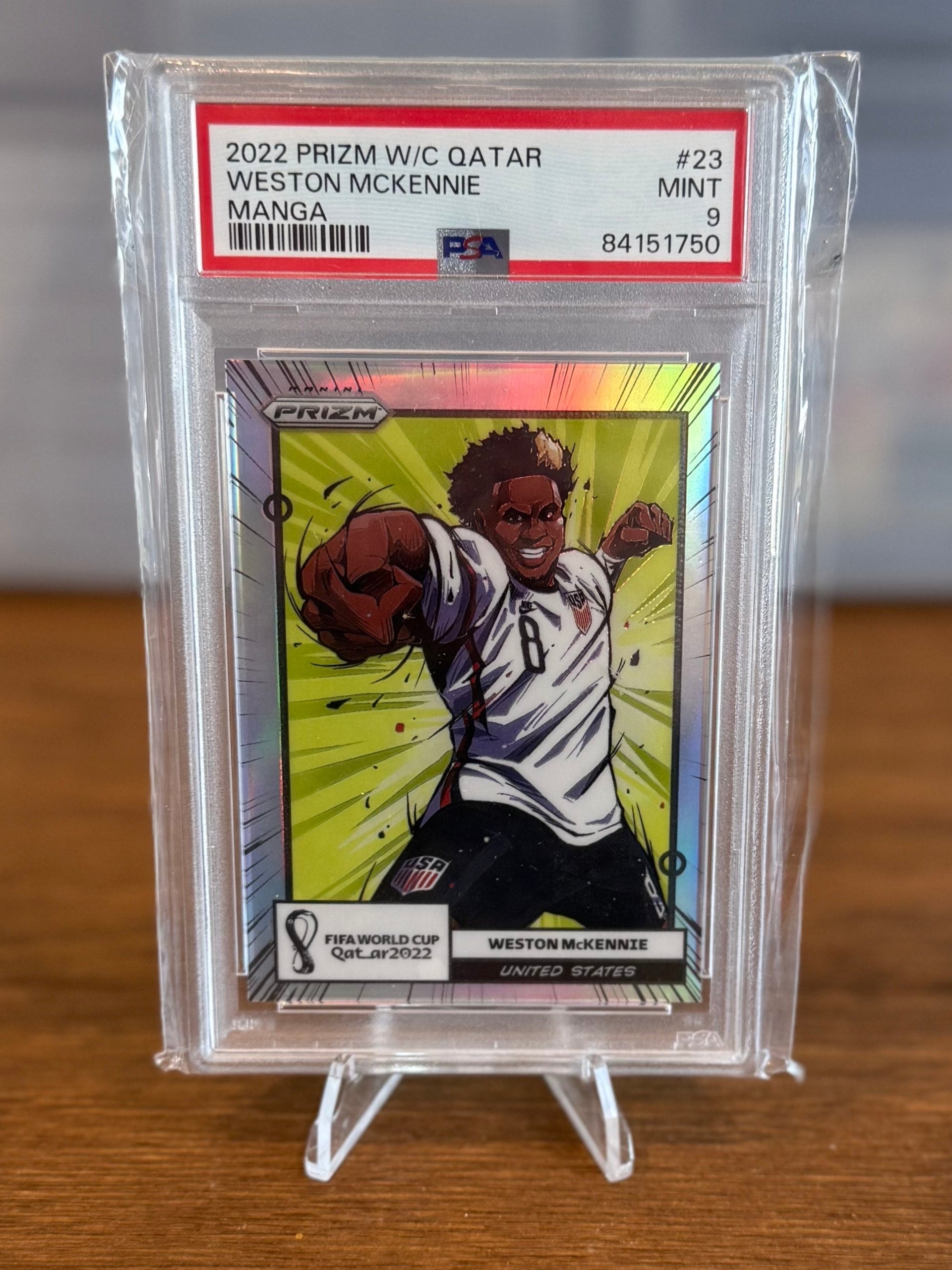 2022 Panini Prizm World Cup Qatar Weston McKennie Manga #23