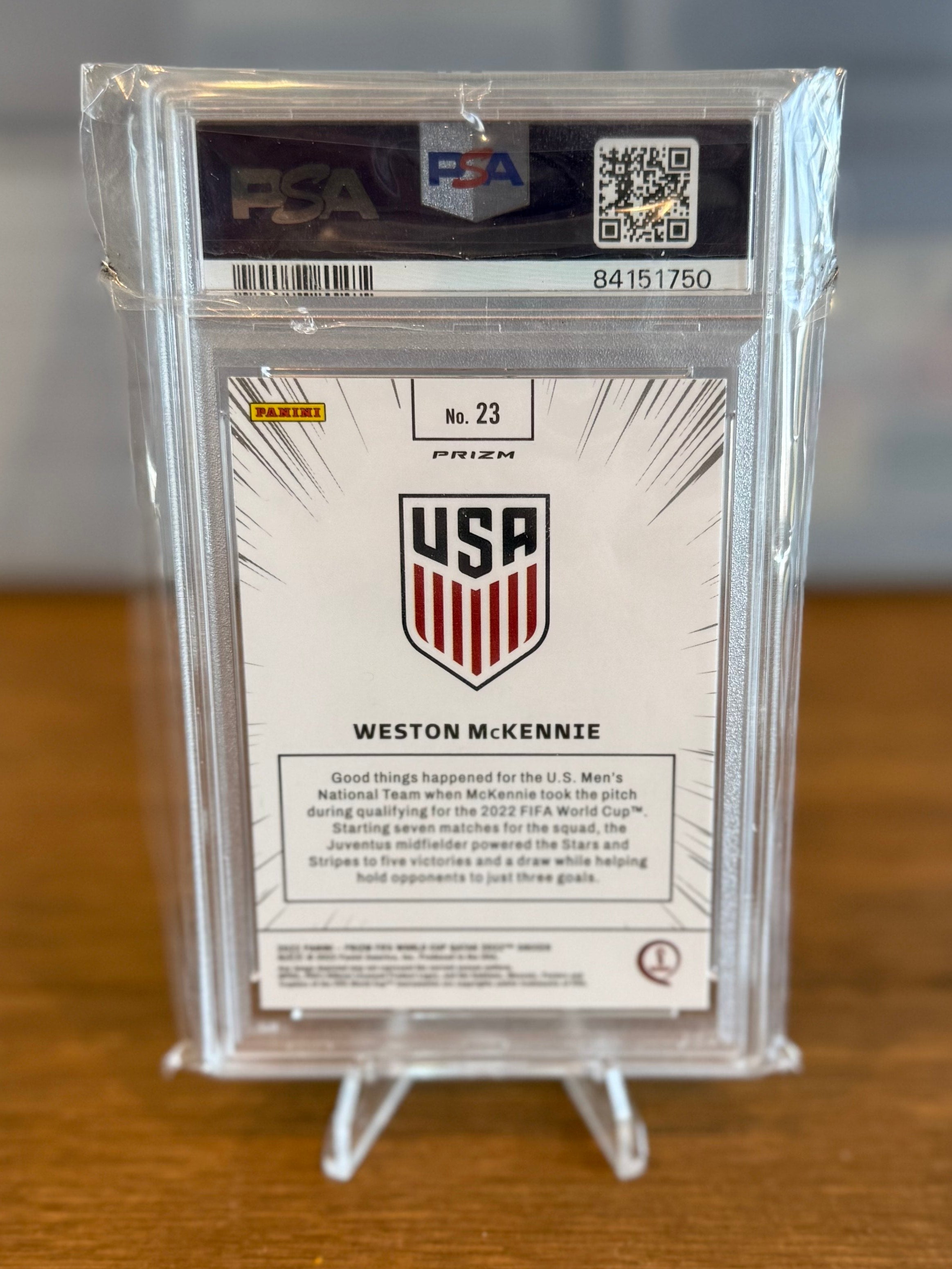 2022 Panini Prizm World Cup Qatar Weston McKennie Manga #23
