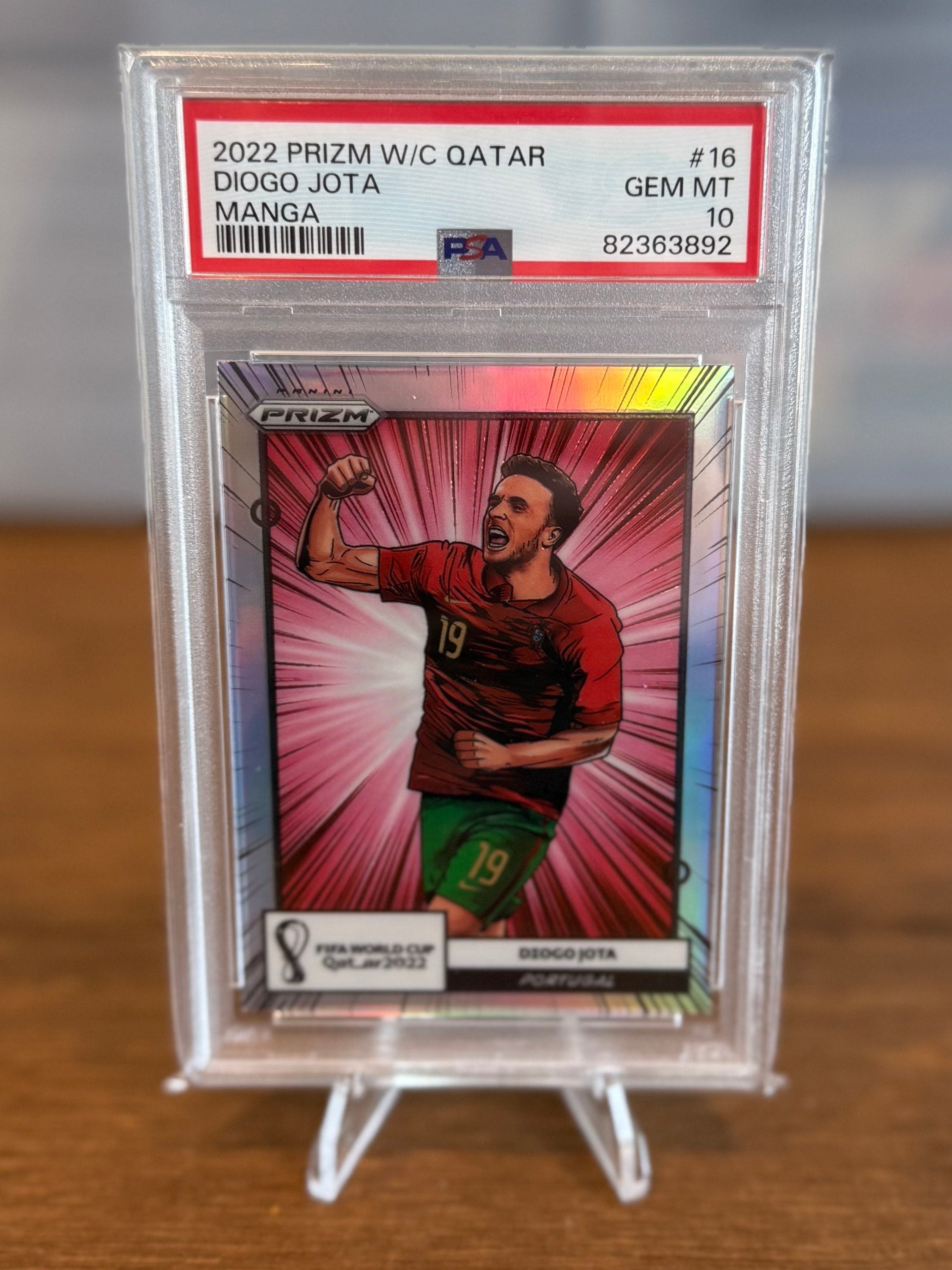 2022 Panini Prizm World Cup Qatar Diogo Jota Manga #16